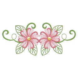 Swirly Flowers 08(Lg) machine embroidery designs