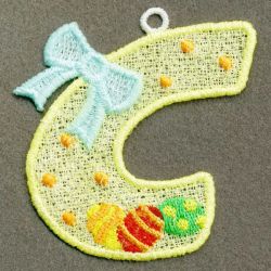 FSL Easter Alphabets 03 machine embroidery designs