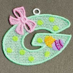 FSL Easter Alphabets 07 machine embroidery designs