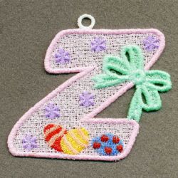 FSL Easter Alphabets 26 machine embroidery designs