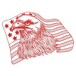 Redwork 4th of July 02(Lg) machine embroidery designs