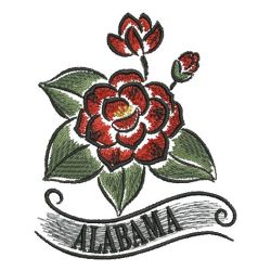 US State Flowers 1 01 machine embroidery designs