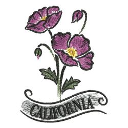 US State Flowers 1 05 machine embroidery designs