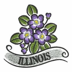 US State Flowers 2 machine embroidery designs
