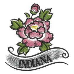 US State Flowers 2 02 machine embroidery designs