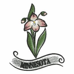 US State Flowers 3 machine embroidery designs