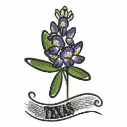 US State Flowers 5 machine embroidery designs