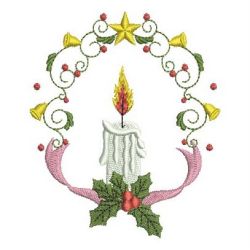 Christmas Round Decoration 01 machine embroidery designs