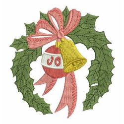 Christmas Round Decoration 05 machine embroidery designs