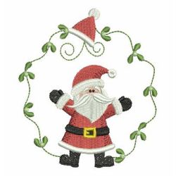 Christmas Round Decoration 06 machine embroidery designs