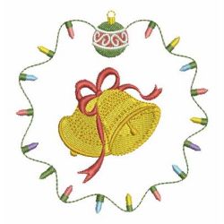 Christmas Round Decoration 08 machine embroidery designs