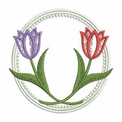 Elegant Tulips 1 07 machine embroidery designs