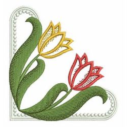 Elegant Tulips 1 08 machine embroidery designs