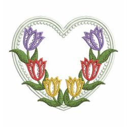 Elegant Tulips 1 09 machine embroidery designs