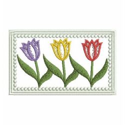 Elegant Tulips 1 10 machine embroidery designs