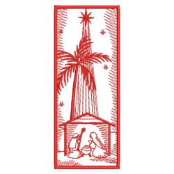 Redwork Nativity 10(Sm) machine embroidery designs