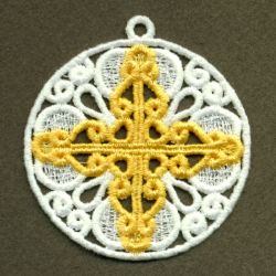 FSL Filigree Cross Ornament 01 machine embroidery designs