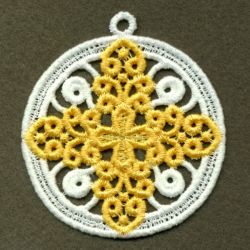 FSL Filigree Cross Ornament 03