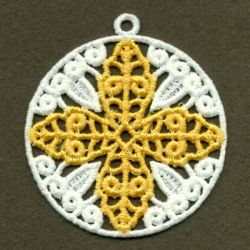 FSL Filigree Cross Ornament 05 machine embroidery designs