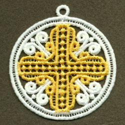 FSL Filigree Cross Ornament 08