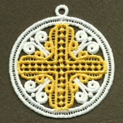 FSL Filigree Cross Ornament 08 machine embroidery designs