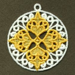 FSL Filigree Cross Ornament 09