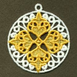 FSL Filigree Cross Ornament 09 machine embroidery designs