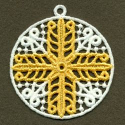 FSL Filigree Cross Ornament 10