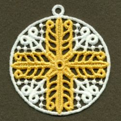 FSL Filigree Cross Ornament 10 machine embroidery designs