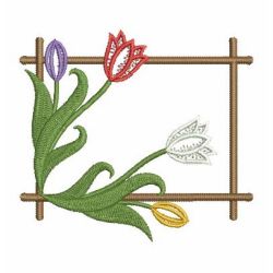 Elegant Tulips 2 05 machine embroidery designs
