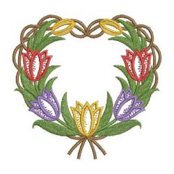 Elegant Tulips 2 07 machine embroidery designs