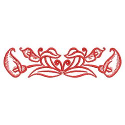 Redwork Heirloom Calla Lily 03(Sm) machine embroidery designs