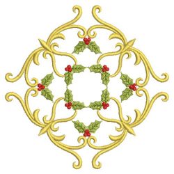 Heirloom Christmas Holly 3(Lg) machine embroidery designs