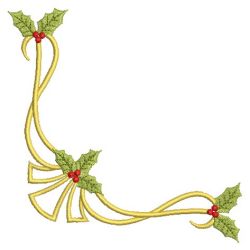 Heirloom Christmas Holly 3 03(Lg) machine embroidery designs