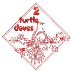 Redwork 12 Days Of Christmas 2 02(Md) machine embroidery designs