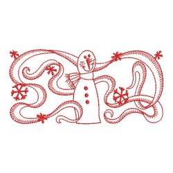 Redwork Ribbon Christmas(Md) machine embroidery designs