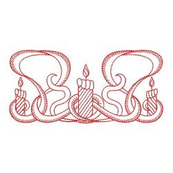 Redwork Ribbon Christmas 04(Md)