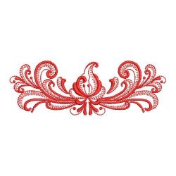 Redwork Rosemaling Decor 04(Lg) machine embroidery designs