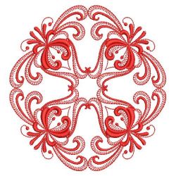 Redwork Rosemaling Decor 08(Lg)