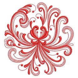 Redwork Rosemaling Decor 09(Md)