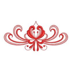 Redwork Rosemaling Decor 11(Sm)