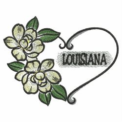 US State Flower Hearts 2 06(Lg) machine embroidery designs