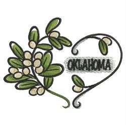 US State Flower Hearts 4 04(Sm) machine embroidery designs