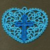 FSL Filigree Heart Ornament 07