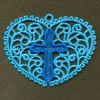 FSL Filigree Heart Ornament 07