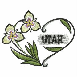 US State Flower Hearts 5 02(Sm) machine embroidery designs