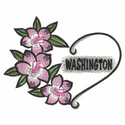 US State Flower Hearts 5 06(Lg) machine embroidery designs