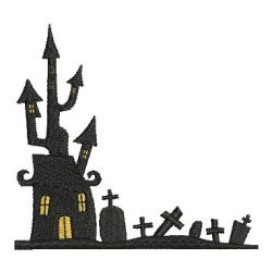 Halloween Silhouettes 02 machine embroidery designs