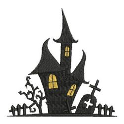 Halloween Silhouettes 04 machine embroidery designs