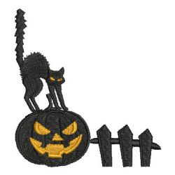 Halloween Silhouettes 08 machine embroidery designs